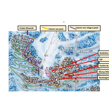 Chalet Miravidi, Montchavin-La Plagne, Jacuzzi & Sauna מראה חיצוני תמונה
