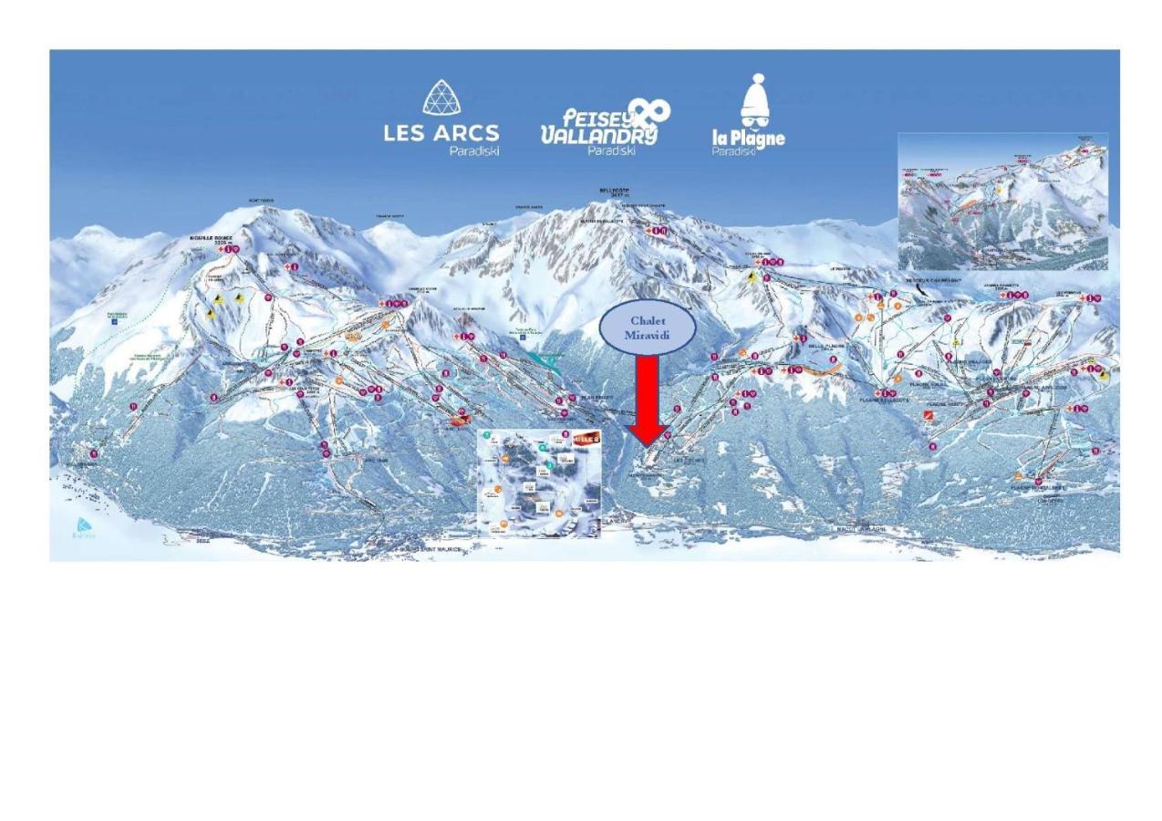 Chalet Miravidi, Montchavin-La Plagne, Jacuzzi & Sauna מראה חיצוני תמונה